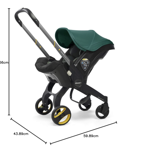 Doona Car Seat & Stroller, Racing Green - All-in-One Travel System