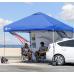 CROWN SHADES Canopy Tent, 10 x 10 Foot Portable Pop Up Outdoor Shelter with Pocket Sidewall