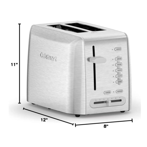 Cuisinart 2-Slice Custom Select Metal Toaster