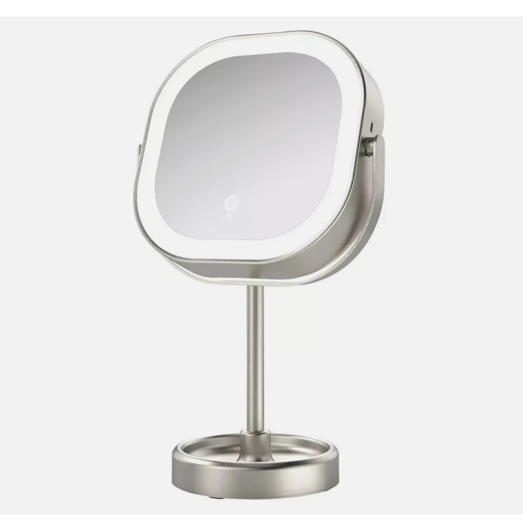thumbnail image 2 of Conair LED Double-Sided Vanity Mirror – 1x/10x Magnification, Polished Chrome 2 of 6
