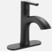 Moen Idris 84577BL Bathroom Faucet Single Hole Matte Black Finish