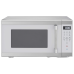 Hamilton Beach 1.1 Cu. ft. 1000 W Mid Size Microwave Oven 1000W White Stainless Steel
