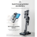 Samsung Jet 90 Cordless Stick Vacuum Long Lasting Battery and 200 Air Watt Suction Power, Complete with Telescopic Pipe, Titan Silver