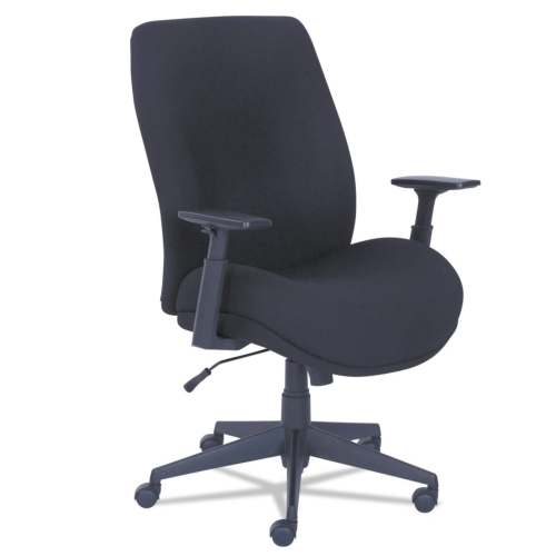 La-Z-Boy 48825 Baldwyn Series Mid Back Task Chair, Supports 275 lbs., Black Seat/Back/Base