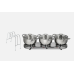 Kalorik Stainless Steel Triple Buffet Burner w/Pots, Lids & Lid Rest - Silver