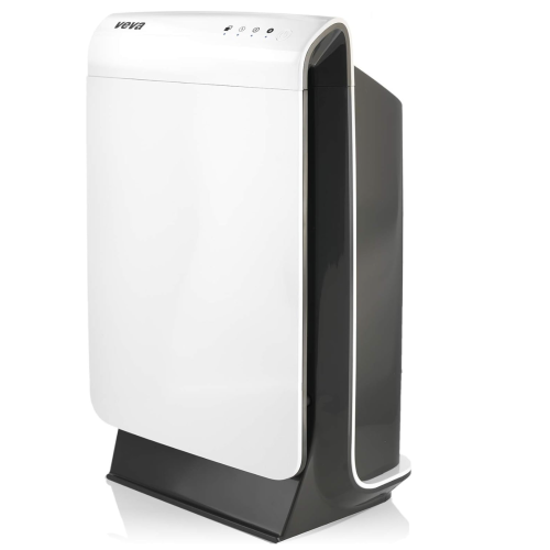 VEVA ProHEPA 9000 Air Purifier with H13 Filters for Large Rooms 600 m² Ft Advanced 4-in-1 Technology Purifier Allergens, Mould, Pollen, Smoke, Dust, Pet Dandruff & Odours Modern in White