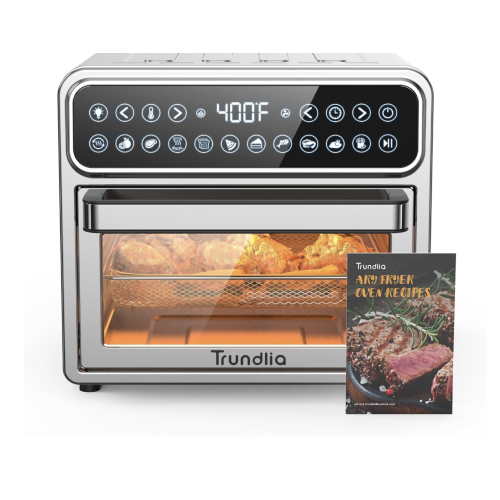 11-in-1 Air Fryer Oven 13QT Stainless Steel Air Fryer - Airfryer Combo Oven 1500W Large Capacity Multifunction Toaster Oven with Recipe & 6 Accessories ETL Certified (13QT)