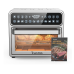 11-in-1 Air Fryer Oven 13QT Stainless Steel Air Fryer - Airfryer Combo Oven 1500W Large Capacity Multifunction Toaster Oven with Recipe & 6 Accessories ETL Certified (13QT)