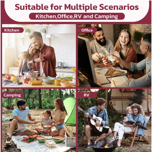 Cusimax Double Hot Plate,1800W Portable Electric Burner For Cooking,Cast Iron Electric Stove,Temperature Control,Stainless Steel