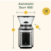 CUISINART Coffee Grinder, Electric Burr One-Touch Automatic Grinder with18-Position Grind Selector, Stainless Steel, DBM-8P1