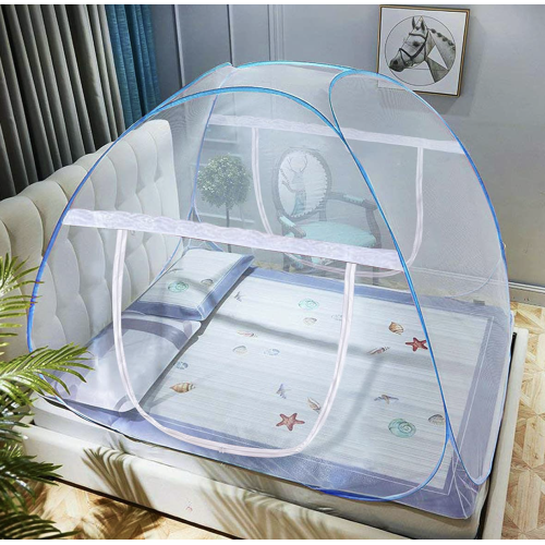 AMMER Pop-Up Mosquito Net Tent for Beds Portable Folding Design with Net Bottom for Baby Adults Trip (79 x71x59 inch) AMMER Pop-Up Mosquito Net Tent for Beds Portable Folding Design with Net Bottom for Baby Adults Trip (79 x71x59 inch)