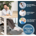 ComfiLife Foot Rest for Under Desk at Work – Adjustable Height Memory Foam Foot Stool for Under Desk, Office Chair & Gaming Chair – Ergonomic Footrest for Back & Hip Pain Relief (Gray)