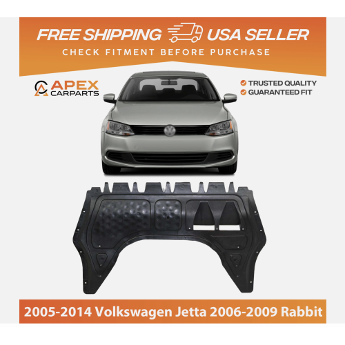 New Front Engine Splash Shield For 2005-2014 Volkswagen Jetta 2006-2009 Rabbit