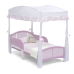 Delta Children Girls Canopy for Toddler Bed, White