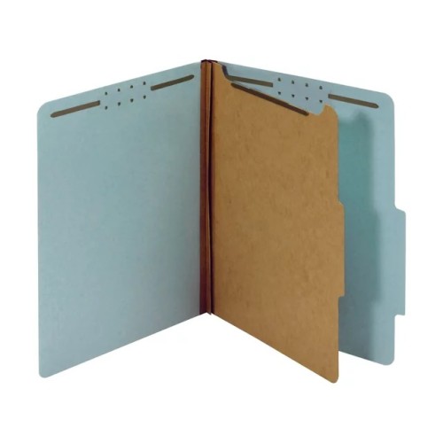 Office Depot - Folder - 100% Recycled Classification Folders - Blue - PK Of 10 - Legal Size 