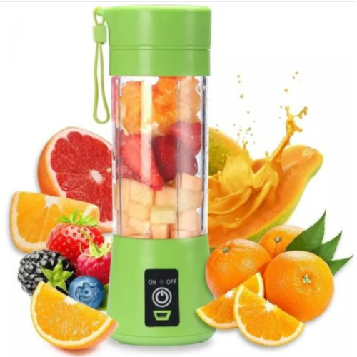 Portable Blender Smoothies Personal Blender Mini Shakes Juicer Cup USB Rechargeable. (Green)