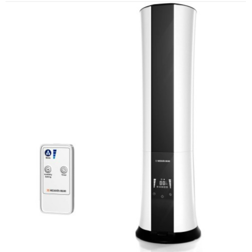 2023 Ultrasonic Humidifiers 6.5L/1.72Gal, MIZUKATA HIKARI Cool Mist Tower Humidifier for Bedroom Large Room Whole House/Room Greenhouse with Remote Control and Essential Oil Tray, Top Fill, Easy Clean