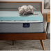 Serta ThermaGel Memory Foam Mattress Topper, Queen, 3-Inch, Blue