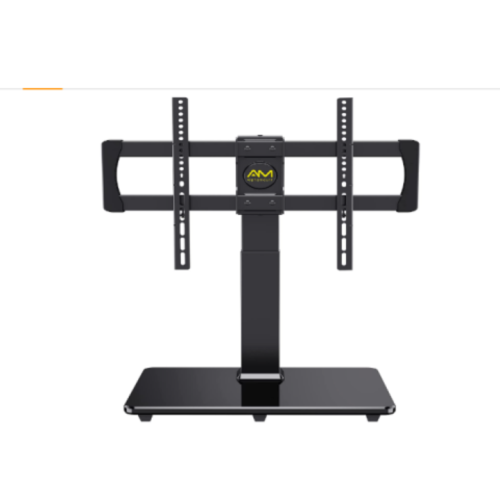 AM Alphamount Swivel Universal TV Stand for 32-80 Inch LED/LCD/OLED TVs Tabletop TV Base Max VESA 600X400mm
