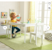KidKraft Wooden Avalon Table and 2 Chair Set, White