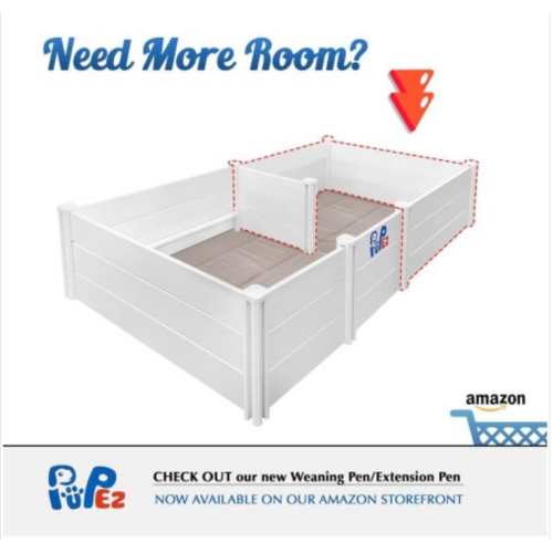 Whelping Box for Large Breed Dogs Whelping Box for Dogs Dog Whelping Box Whelping Box for Puppies (48"x48"x18" White)