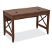 Sit-To-Stand Table Desk, 47.25" X 23.63" X 29.5" To 43.75", Modern Walnut