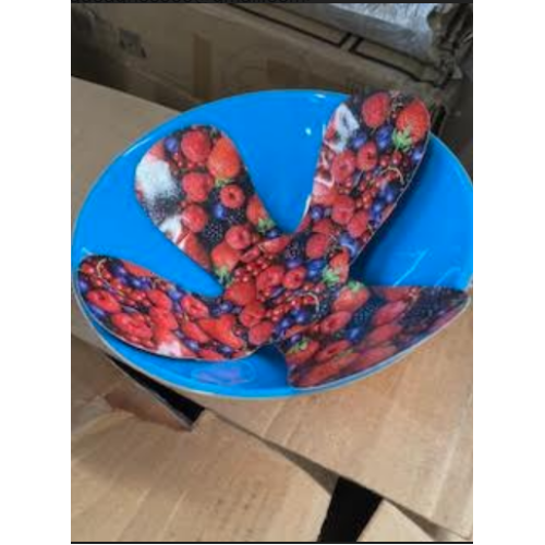 My Fusion Blue and Orange 84.5oz Bowl