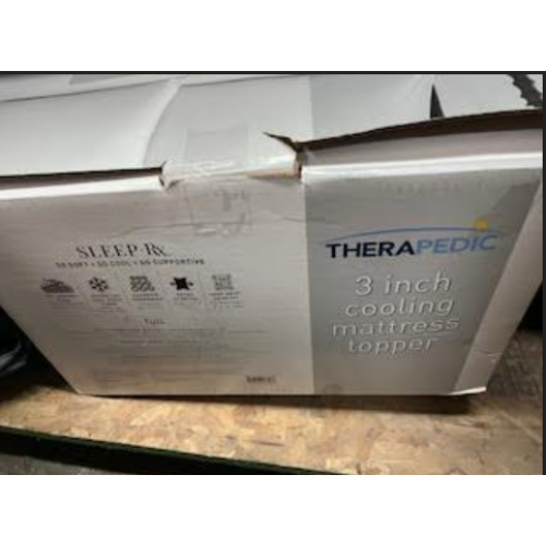 THERAPEDIC Mattress Topper, 3 Inch Gel Memory Foam Mattress Topper for Full Size Bed