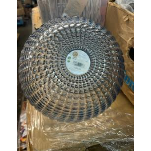 2 Plastic Bowls, Transparent Blue 