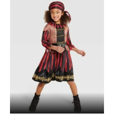 HYDE AND EEK Boutique Pirate Costume for Girls 2-3T Toddler