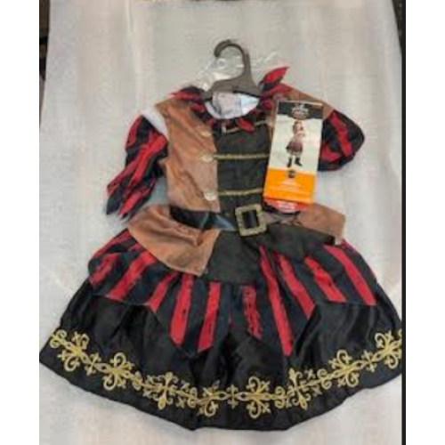 HYDE AND EEK Boutique Pirate Costume for Girls 2-3T Toddler