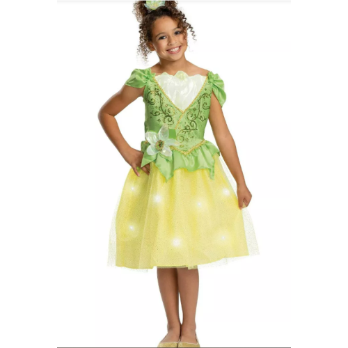 Kids' Disney Princess Tiana Deluxe Light Up Halloween Costume