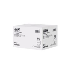 GEN Bath Tissue, 2-Ply, White, 4 X 3, 400 Sheets/Roll, 96 Rolls