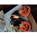 Hyde And Eek!: (Halloween) Slipper Socks, Size Womens Small, Color Orange