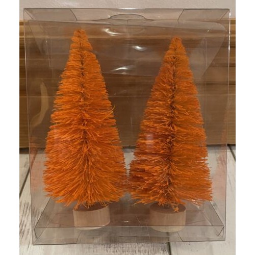 Bottle Brush Trees Halloween