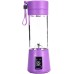 Portable Blender - USB Fast Charge - Purple - 380ML