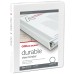 3 pack Office Depot - Binder - Durable View 1in. Binder White - Vinyl - 8-1/2in. X 11in. - White