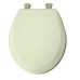 Mayfair 41EC 346 Toilet Seat, Round, Wood, Biscuit, Twist Hinge