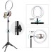 MOUNTDOG 10’’ LED Makeup Selfie Ring Light with Stand and Phone Holder for Live Streaming on Multiple Platforms