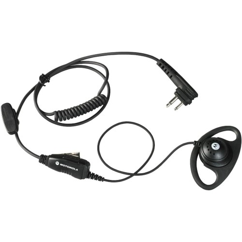 Original Motorola D-Style Earpiece with In-Line Microphone and PTT, replaces 56517 56517F