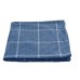 Simply Essential 3-Piece Windowpane Plaid Throw Blanket and Throw Pillow Bundle - NAVY 