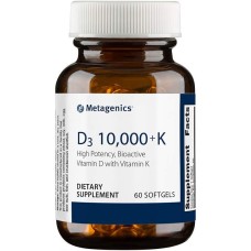 Metagenics Vitamin d3 10,000 iu with K2 60ct