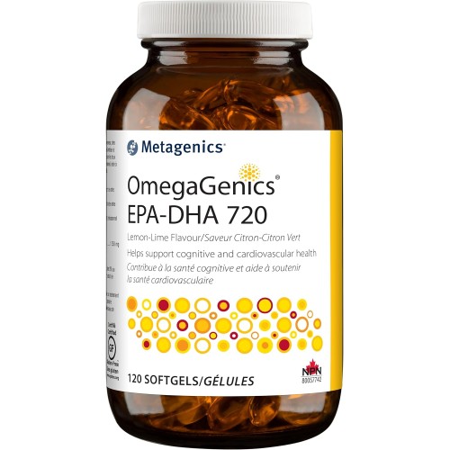Metagenics Omegagenics Epa-dha 720 Lemon-lime By 120 Gels