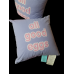 Pregnancy Announcement Pillows "All Good Eggs" 16 in. x 16 in.