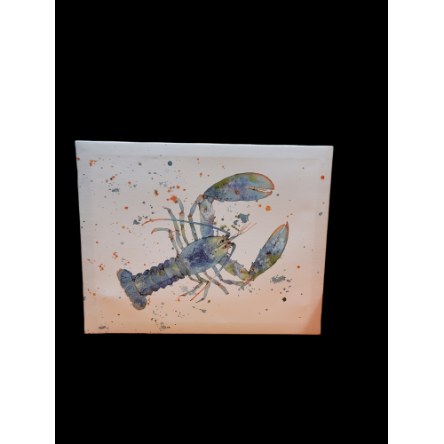 Canvas Wall Decor Lobster 11inx14inx1.5in