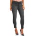 Sofia Mid Rise Grey Skinny Ankle Jeans (Female Size 12)