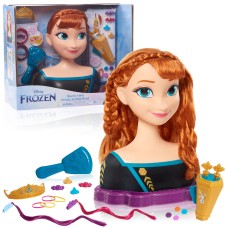 Brand: Disney Frozen Disney’s 2 Queen Anna Deluxe Styling Head, 18-pieces, By Just Play