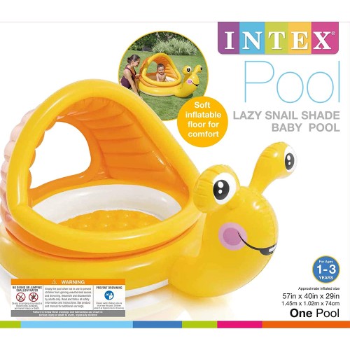 Intex Lazy Snail Shade Baby Pool