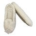 Nestwell Small Cozy Teddy Sherpa Mule Women's Slippers in Ivory