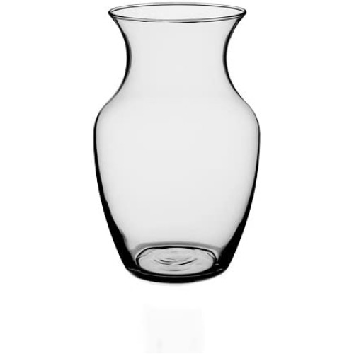 Floral 7" Clear Rose Vase